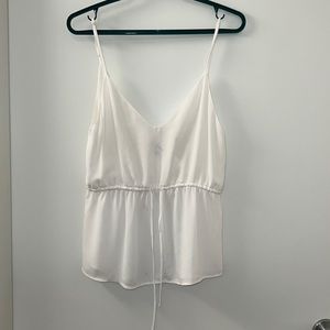 Aritzia Babaton Warren chiffon camisole with drawstring waistband